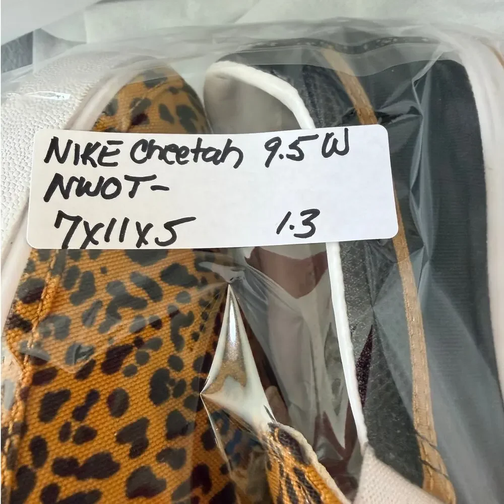 Nike Court Royale Slip On Leopard Cheetah Print Womens 9.5 NWOT - Picture 9 of 9